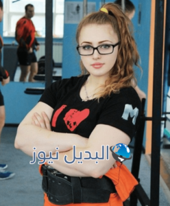 جمال الوجه لملكة كمال الأجسام النسائية