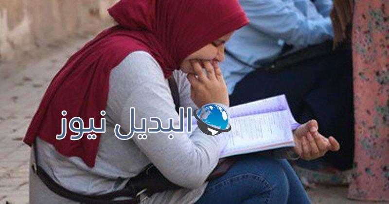 ورقة الإمتحان لمادة التفاضل والتكامل للثانوية