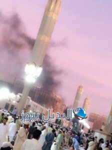 الإنفجار بالقرب من الحرم النبوي الشريف