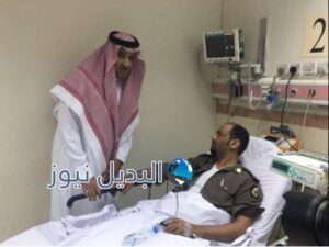 زيارة أمير المدينة مصابي الحرم المدني