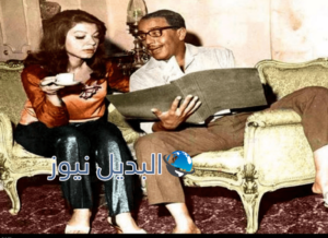 الفنان الكوميدي فؤاد المهندس وزوجته شويكار