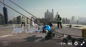 قفزة جنونية من أحد أبراج دبي