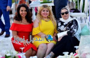 ألوان مبهجة حضرت بها مها أحمد ونسرين أمين حفل الزفاف