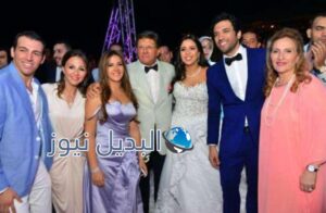 دنيا سمير غانم وزوجها رامي رضوان يباركان لإيمي وحسن الرداد