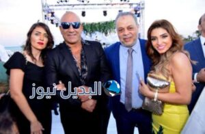 روجينا وأشرف زكي مع محمد لطفي