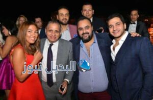 شيكو مع السبكي في حفل زفاف إيمي سمير غانم وحسن الرداد