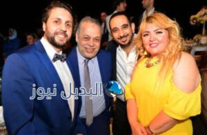 مها أحمد وأشرف زكي وهشام ماجد في حفل زفاف إيمي وحسن