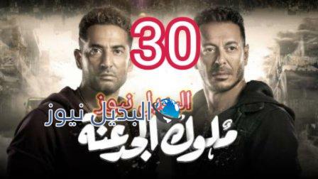 مسلسل ملوك الجدعنة الحلقة 30 الأخيرة