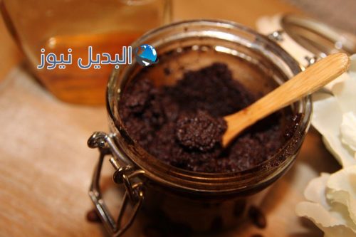 تقشير البشرة بالقهوة