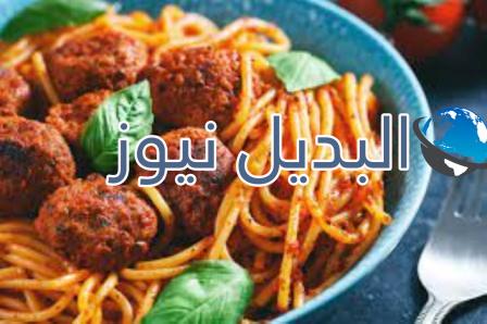 طريقة عمل المعكرونة بكرات اللحم