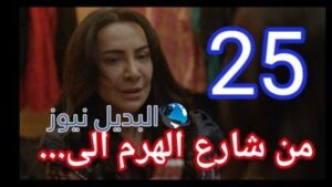 مسلسل من شارع الهرم الى الحلقة 25