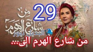 مسلسل من شارع الهرم الى الحلقة 29 قبل الأخيرة