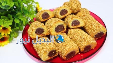 طريقة عمل أصابع السمسم بالتمر