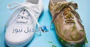 خل وبيكربونات الصودا لتنظيف الحذاء الأبيض