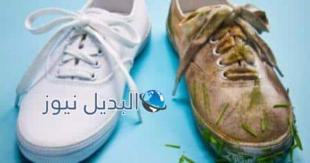 خل وبيكربونات الصودا لتنظيف الحذاء الأبيض